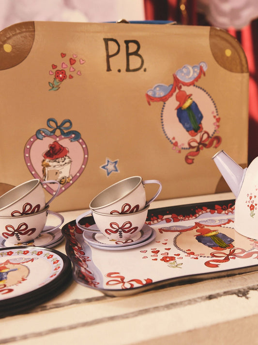 Cath Kidston Paddington Kids Play Tea Set – Blue and Brown