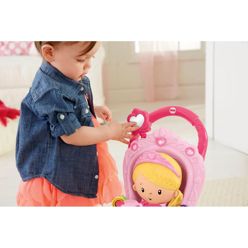 Fisher-Price Little People Princess Stroller Ride-On Toy