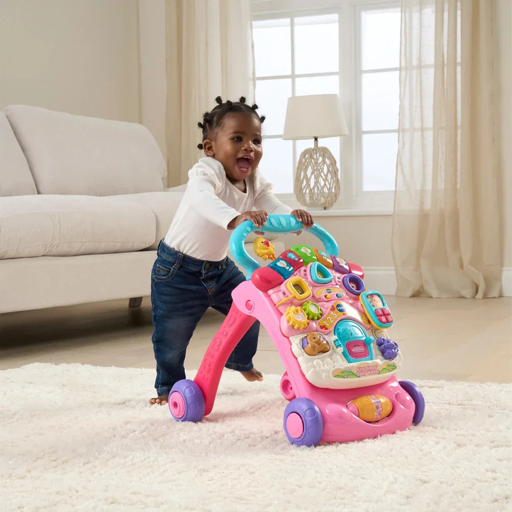 VTech Baby First Steps 2-in-1 Walker – Pink