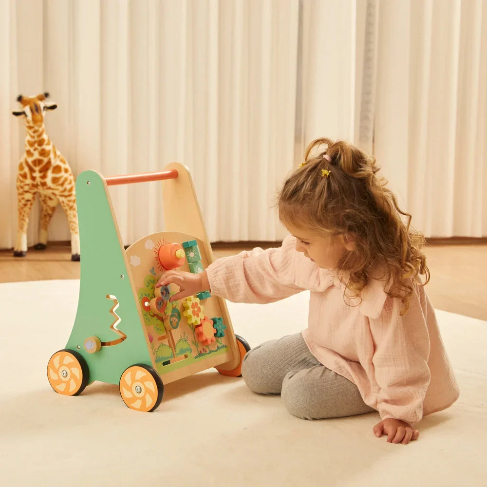 Wooden Baby Activity Walker – Nature Adventure Play Centre