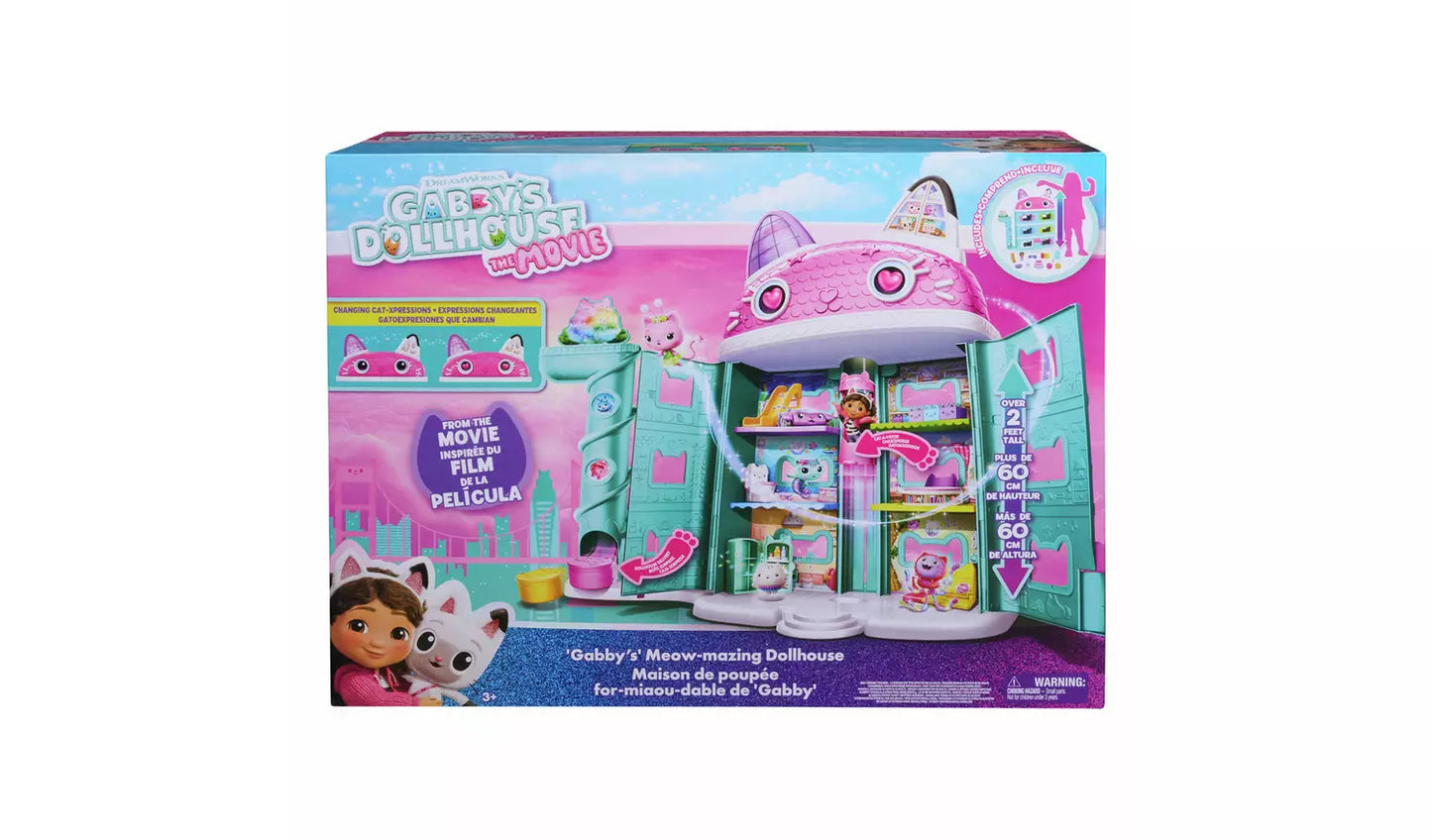 Gabby’s Dollhouse Meow-mazing Movie Dollhouse – 60cm Playset with Figures & Accessories